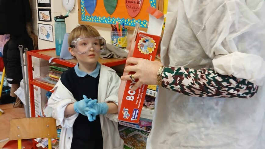 Senior Infants and the Elephant Toothpaste