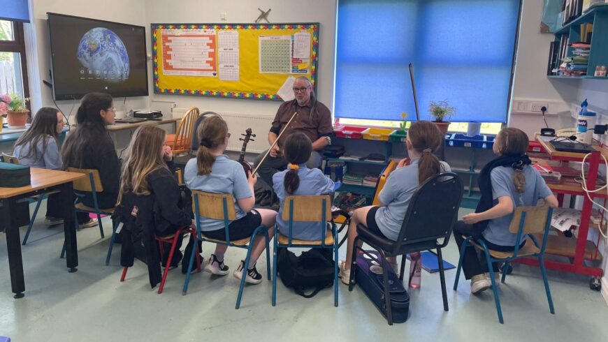 Scoil Mhuire Welcomes  Genticorum & Music Network Ireland